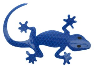Samolepiaca dekorácia Gecko – modrá