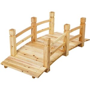 Záhradný drevený mostík XXL