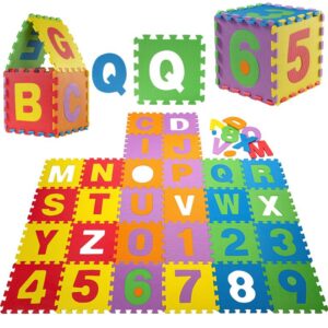 GAMES PLANET Penové puzzle čísla a písmená