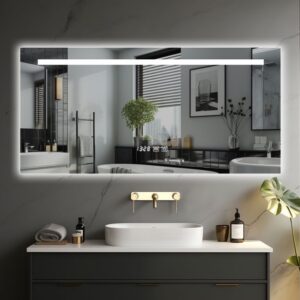 IREDA Kúpeľňové LED zrkadlo s osvetlením