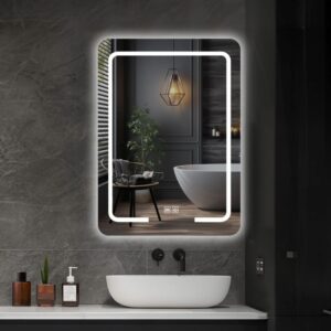 IREDA Kúpeľňové zrkadlo s LED osvetlením