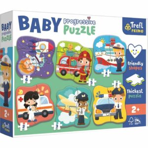 Trefl Baby puzzle Povolania a vozidlá