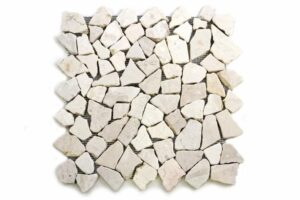 Divero Garth 604 mramorová mozaika krémová – 1 m2