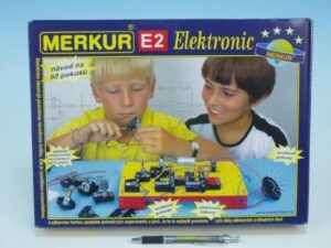 MERKUR E2 elektronic Stavebnica v krabici 36x27x6cm