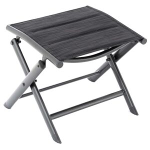 Garthen 70841 Sklopná hliníková stolička - čierna