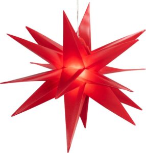 Nexos 67071 Vianočná dekorácia hviezda s časovačom - 10 LED