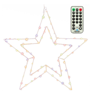 Nexos 91102 Vianočná LED dekorácia strieborná hviezda